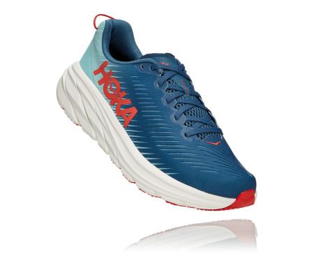 Hoka One One Rincon 3 - Adidasi Alergare Pe Drum Barbati Turcoaz / Albastri | RO-rr8eqIM